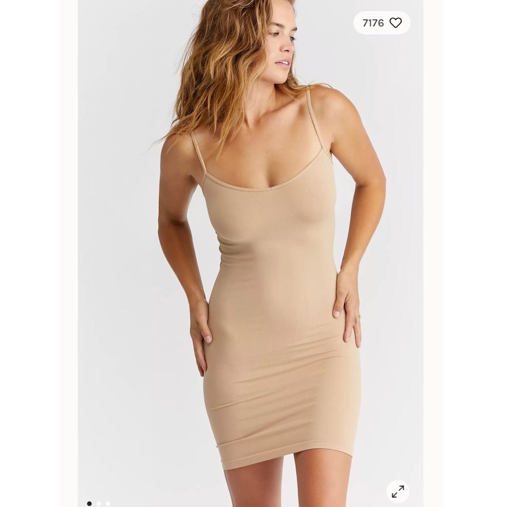 NWT Free People seamless Mini Slip Dress